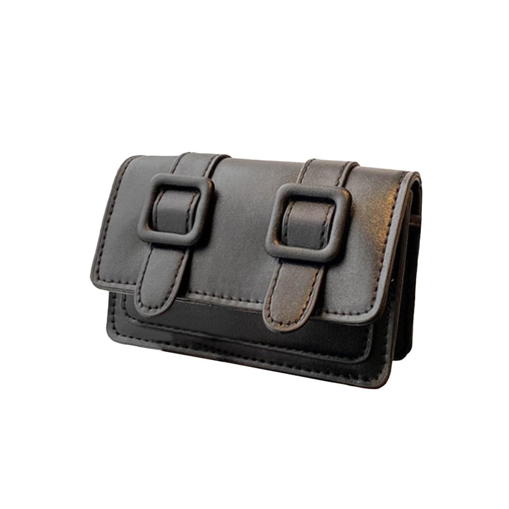 Mini Square Saddle Bags Y2K Buckle Handbag Shoulder Crossbody V :|